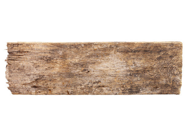 白色背景上的旧板图片下载