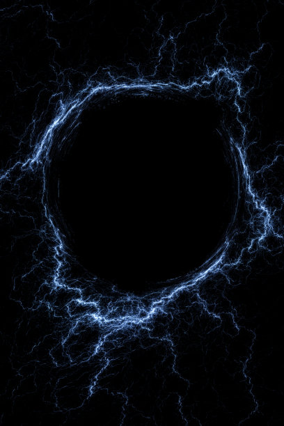 框架带电的黑云和闪电抽象背景图像图片下载