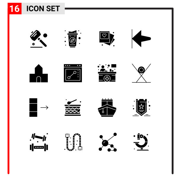 主题立体符号和可编辑符号的16种图片下载
