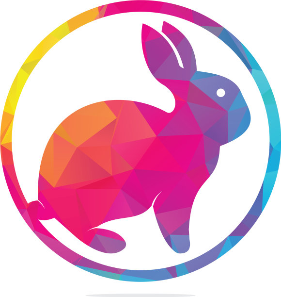 兔子标志设计图片下载
