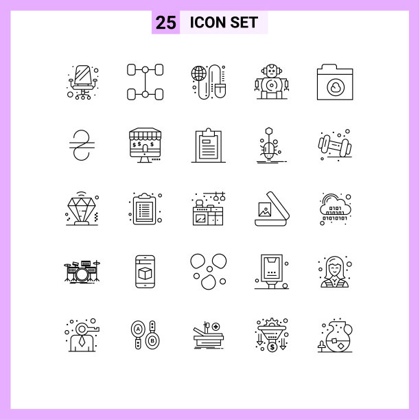 用户界面线装现代标识和图片下载