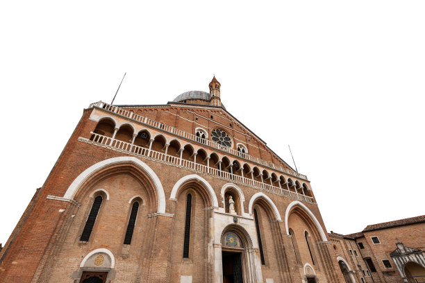 圣安东尼奥帕多瓦大教堂，位于意大利威尼托的白帕多瓦图片下载