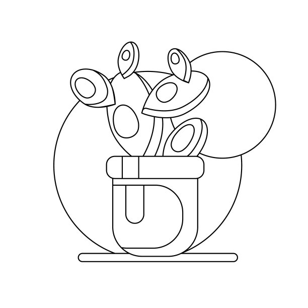 植物在花盆肉质在图片下载