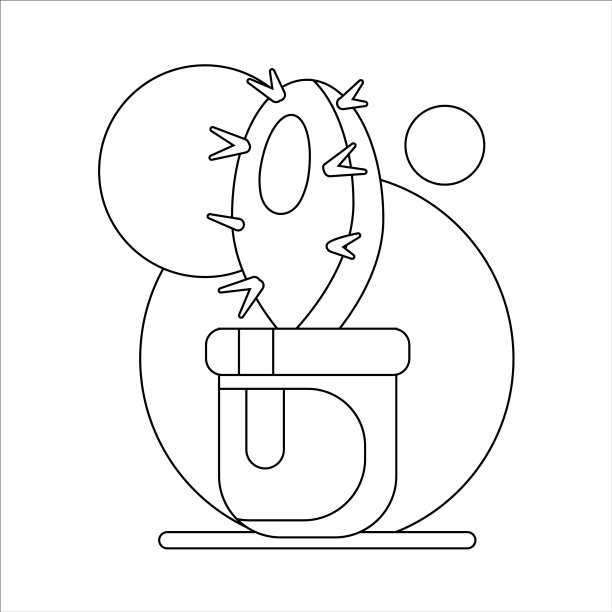 植物在花盆肉质在图片下载