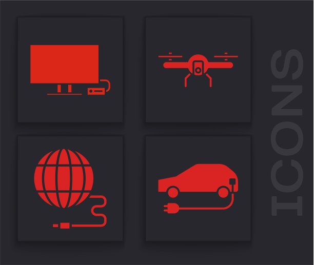 设置电动汽车智能电视无人机飞行和图片下载