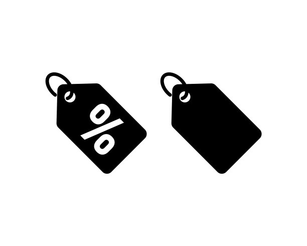 折扣券或购物券图标图片下载