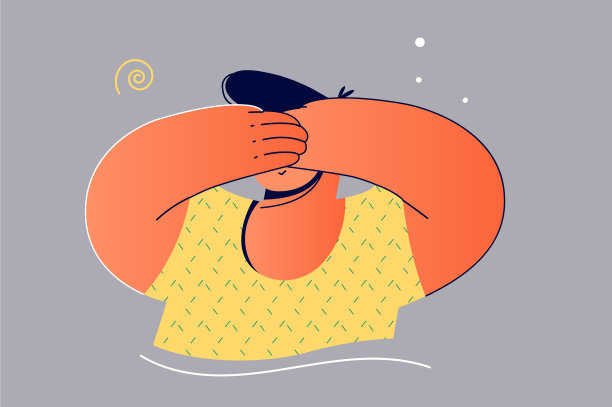 情绪，脸，表情，保护，羞耻，恐惧图片下载