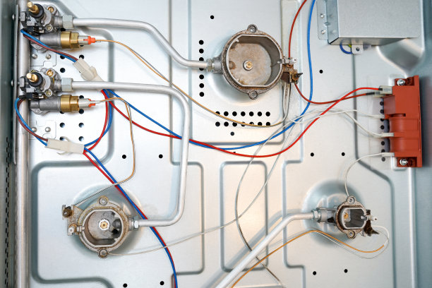 厨房灶台修理。炉维修图片下载