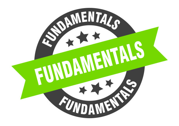 基本面标志圆丝带贴纸孤立图片下载