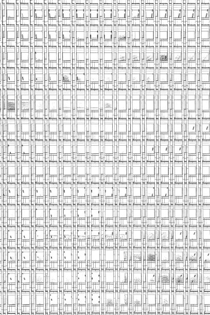 东京手绘建筑抽象画图片下载