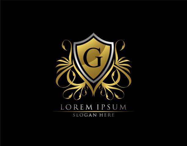 金御盾g字标志优雅典雅图片下载