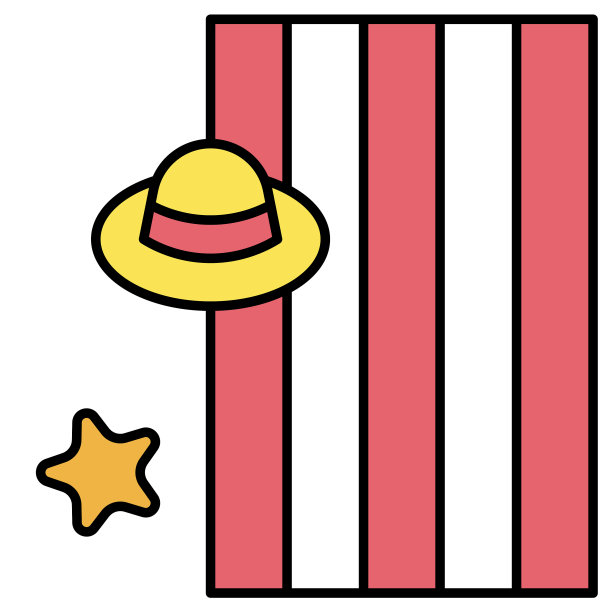 草帽上垫图标暑假相关图片下载