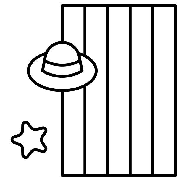 草帽上垫图标暑假相关图片下载