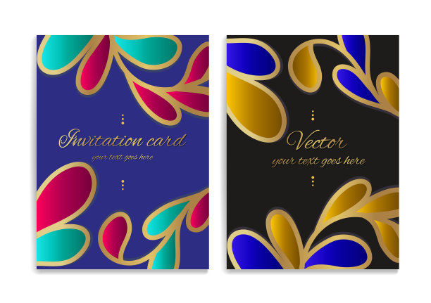 丰富多彩的贺卡设计。奢侈向量装饰模板。非常适合邀请，菜单，小册子，墙纸，装饰，包装或任何想要的想法。图片下载