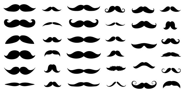 小胡子图标设置符号图片下载