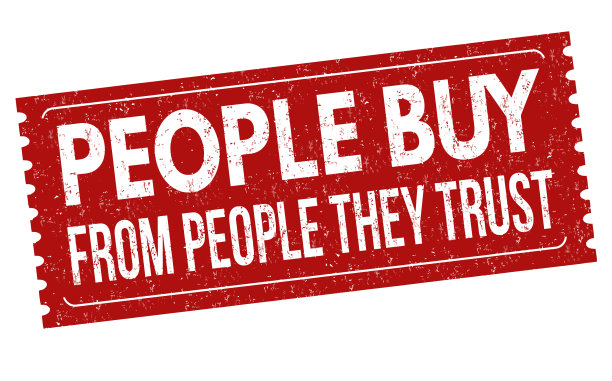 人们从他们信任的人那里购买签名或盖章图片下载