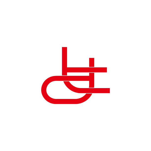 字母td连接平面线性设计标志标志图片下载