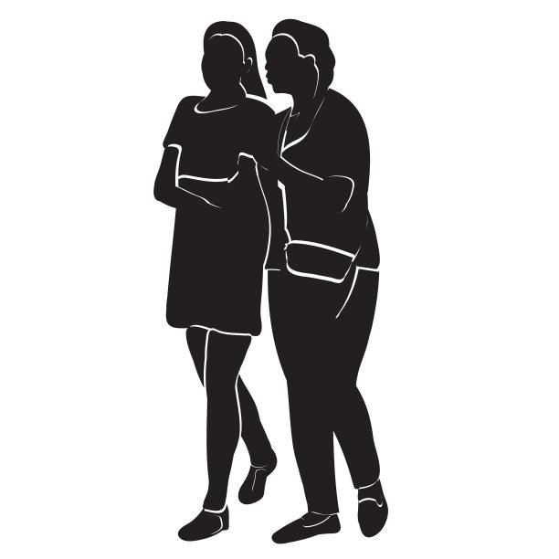 剪影配线的人去做朋友图片下载