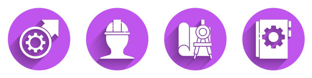 设置齿轮和箭头作为工作流过程工作者图片下载