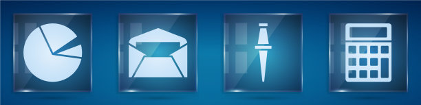 设置饼图信息图信封推销和图片下载