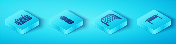 设置等距曲棍球机械记分板图片下载