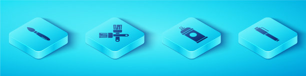 设置等距油漆刷交叉油漆刷图片下载