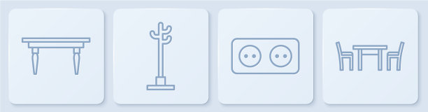 设线木桌插座外套图片下载