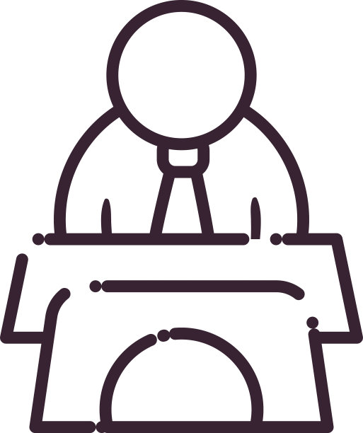 总裁对领奖台线条风格进行图标设计图片下载