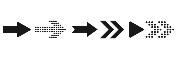 箭头的图标集。矢量图图片下载