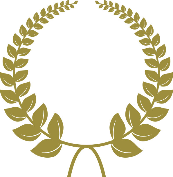 插图的一个金月桂皇冠图片下载