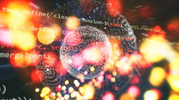 在屏幕上编写脚本文本。笔记本特写照片。CSS, JavaScript和HTML的使用。监控功能源代码的特写。摘要IT技术背景。软件源代码。图片下载