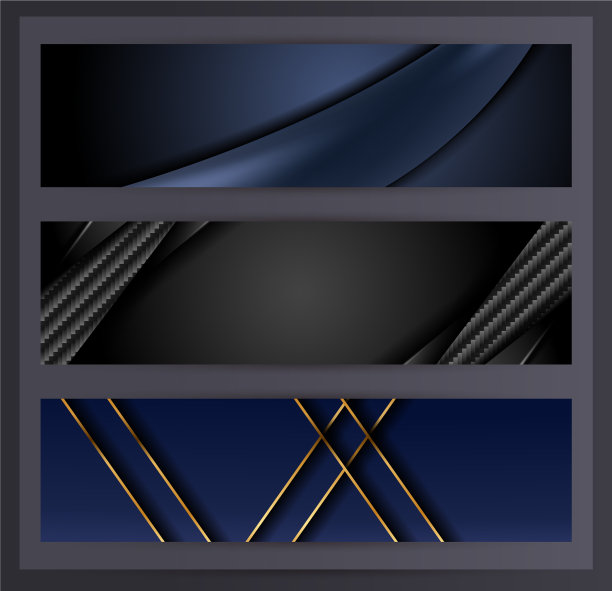 横条幅集集多种图片下载