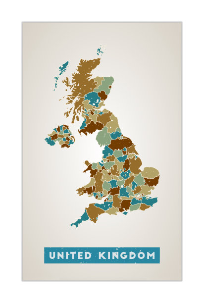 英国地图。图片下载