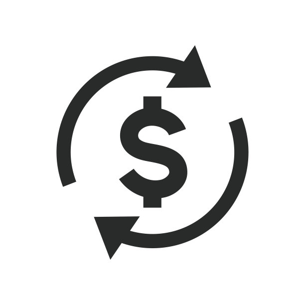 资金周转图标矢量插图图片下载