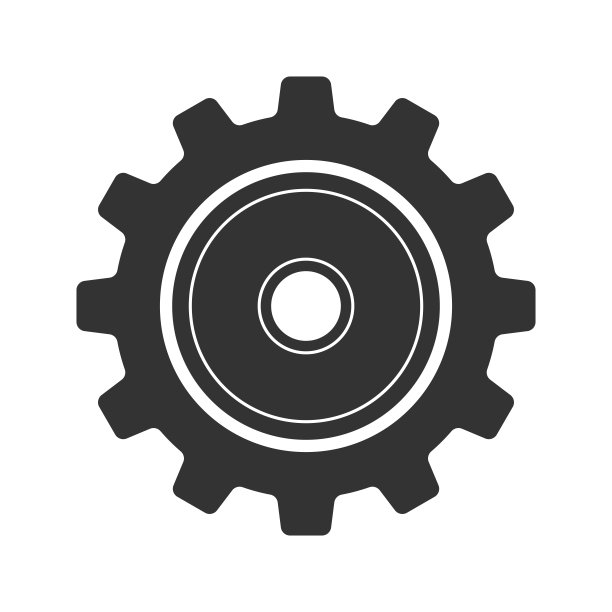 齿轮矢量图标孤立的白色背景。标志设置在平面设计。齿轮工具或按钮的web应用程序或用户界面。技术的概念。修复机制。图片下载