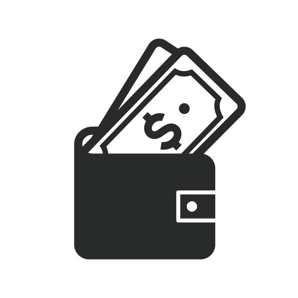 钱包图标矢量设计图片下载