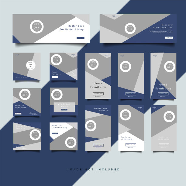 现代家具社交媒体发布和instagram图片下载