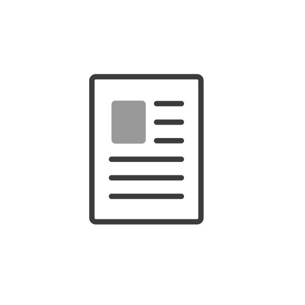 白色背景上隔离的文档图标矢量图图片下载