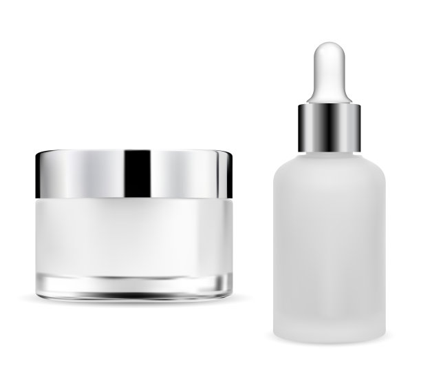 膏霜瓶、滴管透明玻璃瓶、血清图片下载