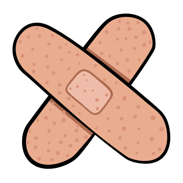 卡通援助绷带图片下载