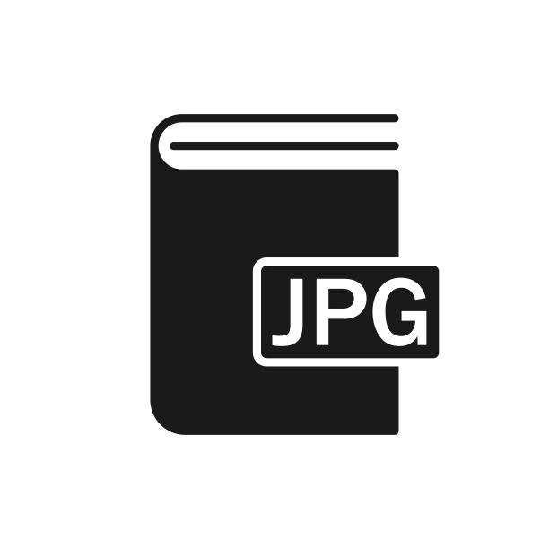 黑皮书JPG格式图标。矢量图图片下载