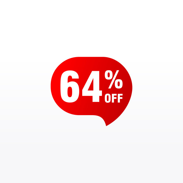 64个折扣销售徽章用于标签贴纸图片下载