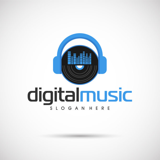 数字音乐的标志图片下载