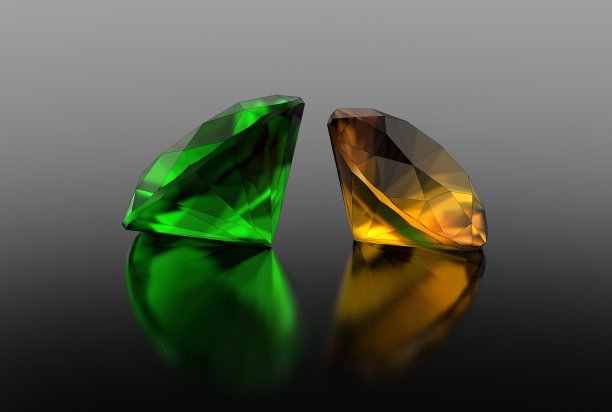 钻石的3d渲染图片下载