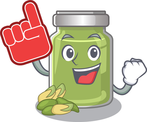 一个图片开心果黄油吉祥物卡通图片下载