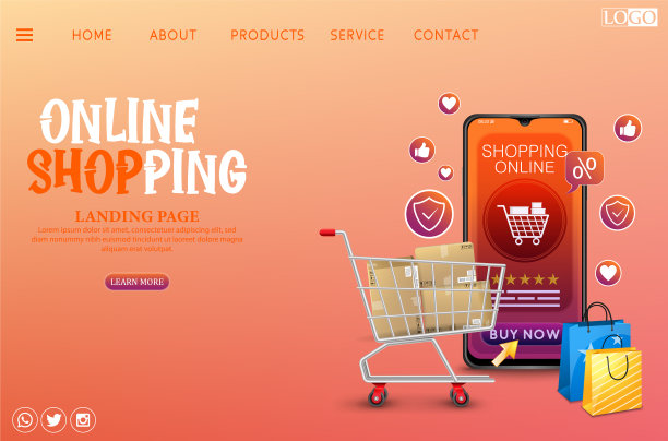 网上购物设计理念图片下载
