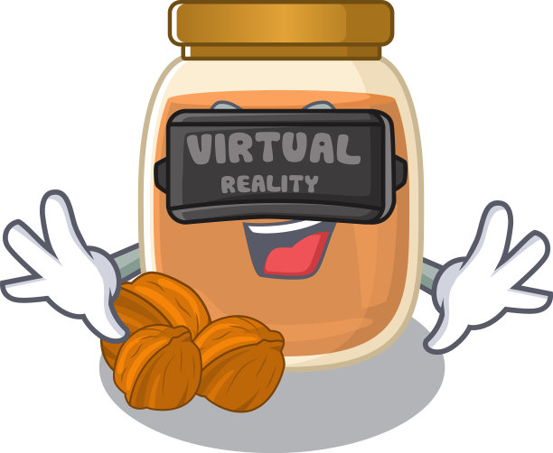 一画核桃奶油人物戴图片下载