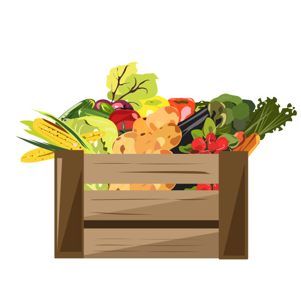 盒子里装满了秋天的收获图片下载