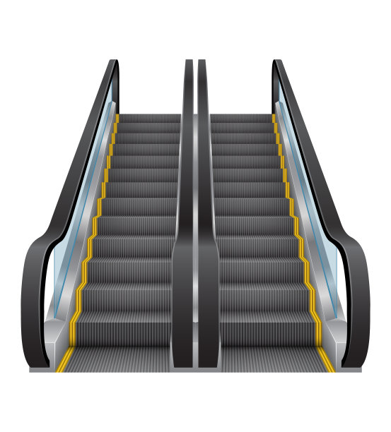 现实的现代自动扶梯图片下载