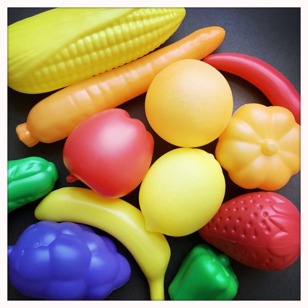 塑料水果和蔬菜玩具图片下载